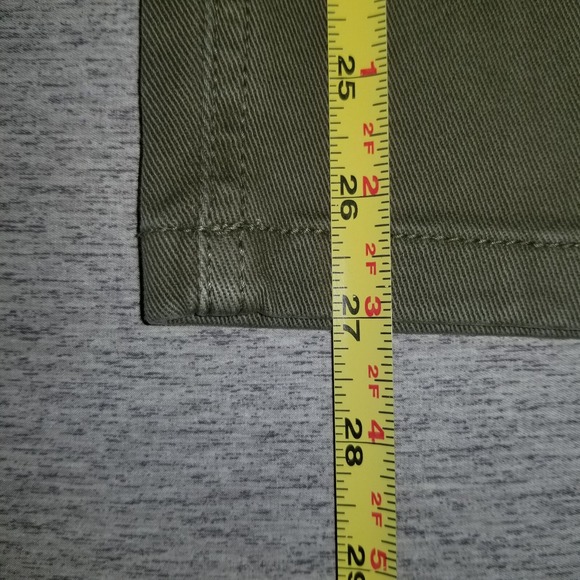 Women's CATO Pants Olive Green Size 6 Khaki Comfort Stretch Hi-Rise Tapered Leg - Picture 8 of 11